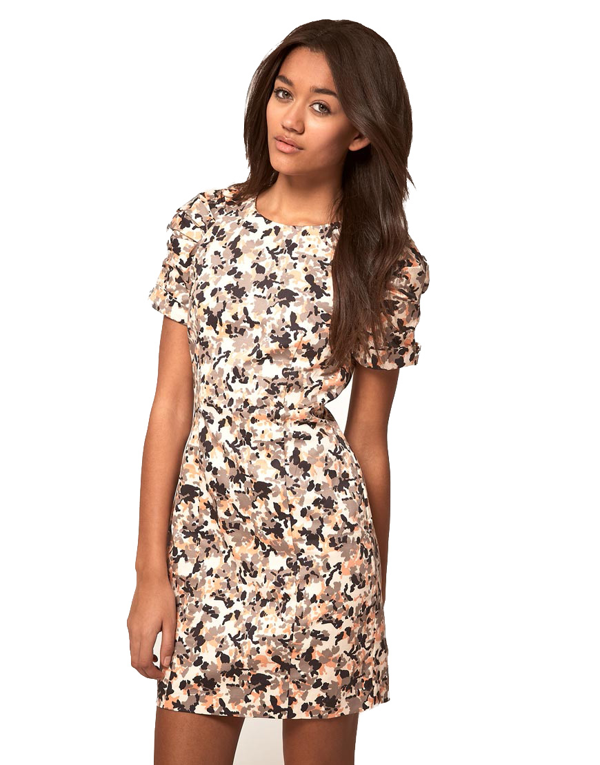 NWT French Connection Pavlova Sahara Print Dress Size 6   Retail $